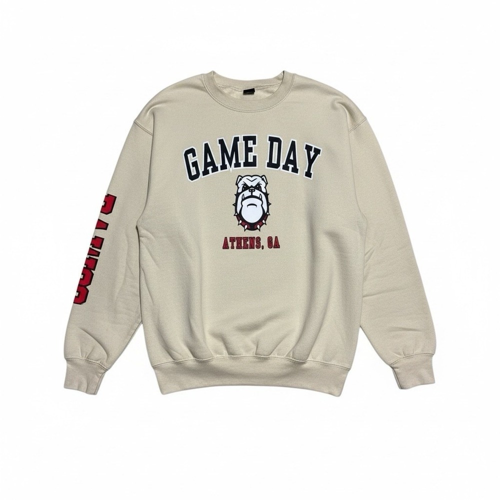 Georgia Bulldog Game Day College Football UGA Dawgs Sweatshirt Size 3XL‎